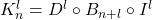 K_n^l=D^l\circ B_{n+l}\circ I^l