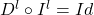 D^{l}\circ I^{l}=Id