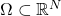 \Omega \subset \mathbb{R}^N