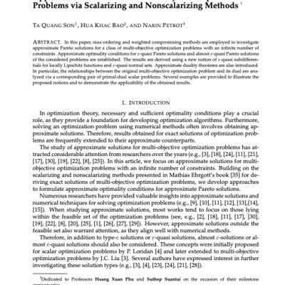 Approximate Solutions for Multi-Objective Optimization Problems via Scalarizing and Nonscalarizing Methods
